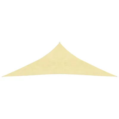 Image de Voile d'ombrage 160 g/m² Beige 4x4x5,8 m PEHD