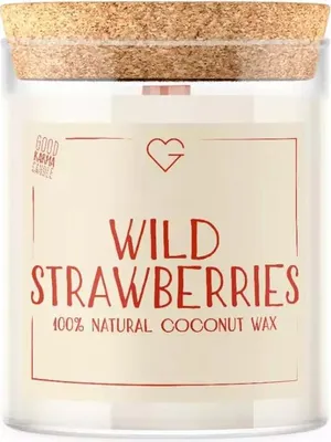 Obrázek produktu pro Goodie Svíčka s dřevěným praskajícím knotem - Lesní jahody - Wild Strawberries 160 g