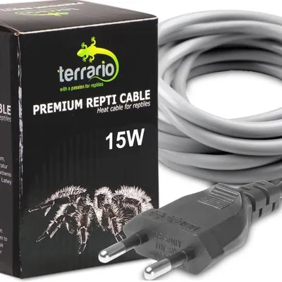Produktbild von Terrario Premium Repti Kabel 15W - wasserdichter Heizkabel für Terrarien 5,5m