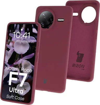 Produktbild von Bizon Soft Case Xiaomi POCO F7 Ultra dunkel lila