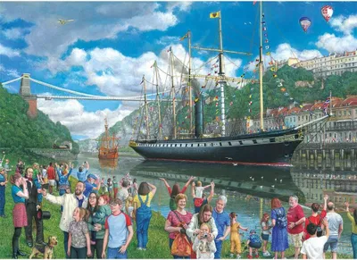 Produktbild von Gibsons SS Great Britain: An Imagined Odyssey, 1000 Stück(e)