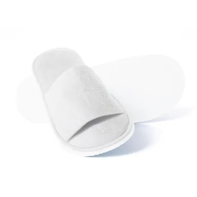 Produktbild von Lavea® 10er Set Hotelslipper - Offen - Weiß