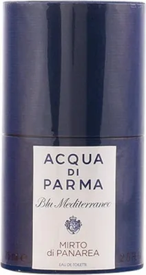 Obrázok produktu pre Acqua di Parma Mirto Di Panarea, Ženy, 150 ml, Nádoba na jedno použitie, Bazalka, Bergamot, Citrón, Myrta, Myrtle, Basil, Italian Lemon, Italian Bergamot, Jazmín, Morský, Ruže