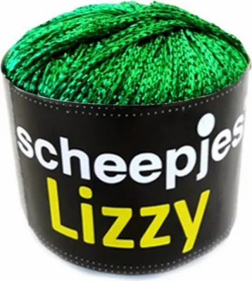 Produktbild von Scheepjes Lizzy  mit Glitzer-Effekt 25g Farbe 06 grün