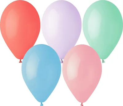 Produktbild von Bunte Makronen-Luftballons, MIX, 25 cm, 100 Stück – Godan