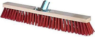 Image de Balai cantonnier 80 cm PVC rouge MERCIER - 84081