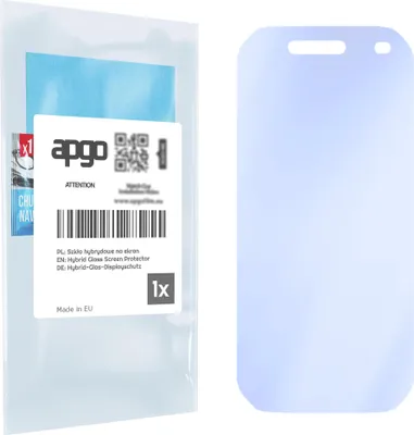 Produktbild von apgo Displayschutzglas für Cat S42 S32  Bildschirmschutz, 9H Hybrid Schutzglas mit Keramikbeschichtung [Glänzend, Full Glue]