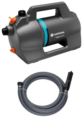 Produktbild von Gardena 09082-20 Gartenpumpe 5000 Silent Saugschlauch-Set