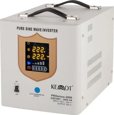 Obrázok produktu pre Záložný zdroj KEMOT URZ3407 PROsinus 1200W 12V, biely