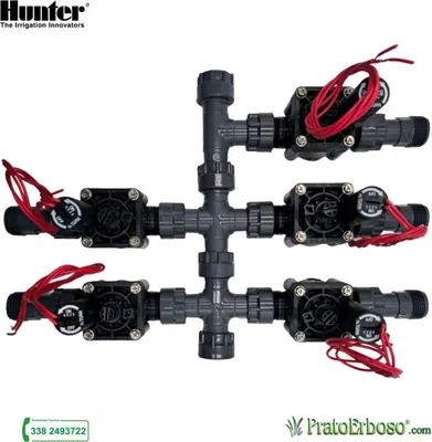 Produktbild von 5-Stationen-Verteiler mit Hunter PGV 24V Magnetventil
