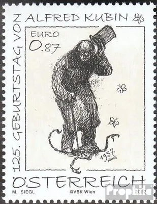 Produktbild von Briefmarken Österreich 2002 Mi 2374 (kompl.Ausg.) postfrisch Kubin