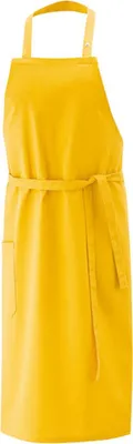 Immagine prodotto di Exner 10620 | Grembiule pettorina 80 x 100 cm - Lavabile fino a 60 °C - Colore: Giallo - Dimensioni: 80 x 100 cm