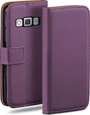 Produktbild von moex® Book Case kompatibel mit Samsung Galaxy A5 (2015) - Hülle 360 Grad klappbar, Lila