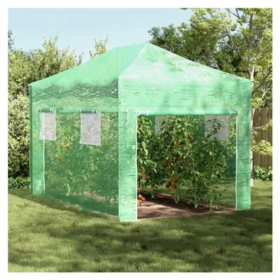 Produktbild von Gewächshaus mit Pop-up-Rahmen Grün 280 x 410 x 315 cm