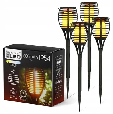 Produktbild von Smartled Solar-Gartenleuchte LED Erdspieß Fackel-Effekt 2in1