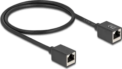 Obrázok produktu pre DeLOCK 90324, 0,5 m, Cat6a, S/FTP (S-STP), RJ-45, RJ-45, Čierna