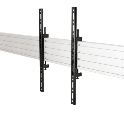Produktbild von B-Tech Flat Screen Interface Arms System X Universal Interface, BT8390-VESA400F_B (System X Universal Interface Arms - VESA 400, Flat Panel Mount arm, Black, 70 kg, Rail, 177.8 cm (70),)