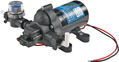 Produktbild von Wasserpumpe 12V 10 Ltr/Minute 2,8 Bar inkl Vorfilter 3 Kammer Membran