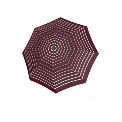Image de doppler parapluie canne parapluie Fiber Flex Long AC Timeless Stripes Red bordeaux