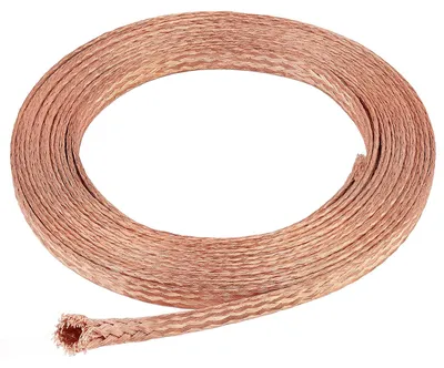 Kupfer-Erdungsband geflochten 4 m x 9 mm 1 mm dick 4 mm²