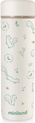 Produktbild von Miniland ECO-freundliche Thermoskanne für Kinder 450ml, Eichhörnchen