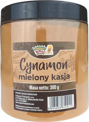 Immagine prodotto di Cannella macinata in barattolo, Kasja - 300G - Confezione sfusa buona e profumata