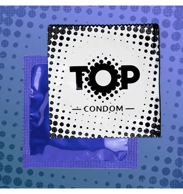 Produktbild von TOP Condoms Extra Wet 100-Condom-Pack