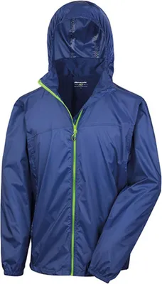 Produktbild von Result R189X | Leichte Herren Sommer Jacke - Farbe: Navy/Lime - Größe: XL