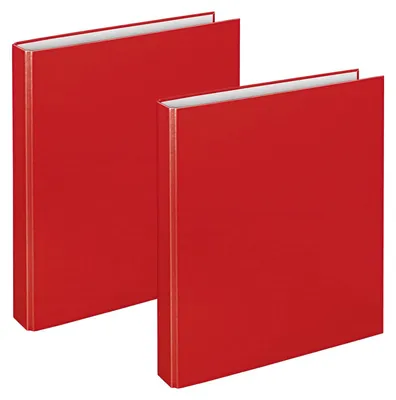 Produktbild von VELOFLEX - Ringbuch Basic DIN A4 2-Ring-Mechanik 2 Stück Rot