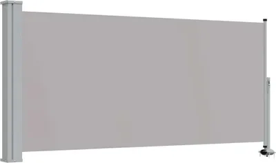Produktbild von vidaXL Ausziehbare Seitenmarkise 120x300 cm Grau