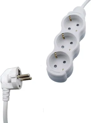 Zdjęcie produktu dla Przedłużacz kabel listwa gniazdo gniazdo Schuko 5 m 3-drożny