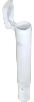 Produktbild von Floraworld Bodenhülse für Wäschepfahl Ø 4,2 cm weiß
