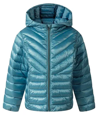 Produktbild von Minoti - Steppjacke für Mädchen, mit Kapuze MN457 (122) (Türkis)