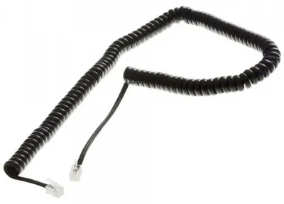 Productafbeelding van RJ14 audiokabel - RJ14 connector, gespirald, 4 meter