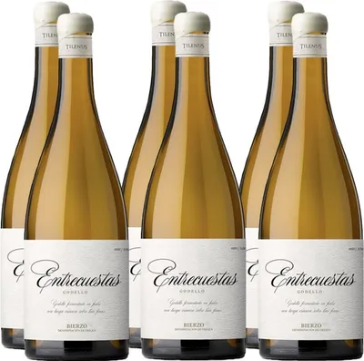 Produktbild von Pack 6 Tilenus Entrecuestas Weißwein Spanien Bierzo 450.00 cl 13.0 %