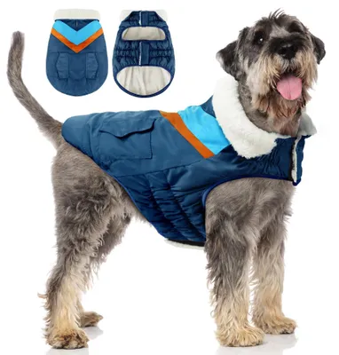 Produktbild von Winddichte Winterjacke für Hunde mit Fleece-Futter