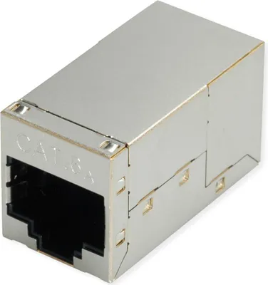 Obrázok produktu pre ROLINE 21.17.3116-10, RJ-45, Strieborná, Samica, Priamy, Kov, Cat6a