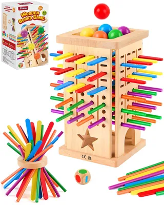 Productafbeelding van Solidchoice - Houten Montessori Speelgoed voor Kinderen