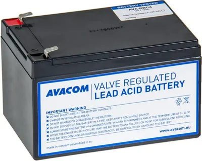 Obrázek produktu pro AVACOM RBC4 - baterie pro UPS, Olověná (VRLA), 1 kusů, Černá, APC RBC4, 3,75 kg, 151 mm