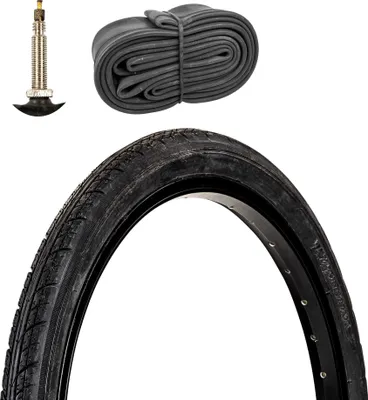 Produktbild von Meghna Fahrradreifen City Trekking Tour 1 Reifen 20 x 1,75 schwarz mit 1 Schlauch FV