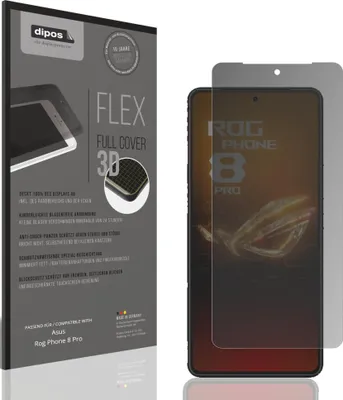 Produktbild von Full Cover Privacy Blickschutzfolie für Asus Rog Phone 8 Pro Folie Anti-Shock