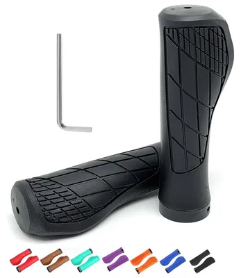 Produktbild von Fahrradgriffe Ergonomisch Rutschfest 1 Paar für 22mm Lenker Mountainbike Rennrad