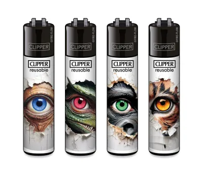 Produktbild von Clipper Feuerzeug 4er Set FFX Don´t Look