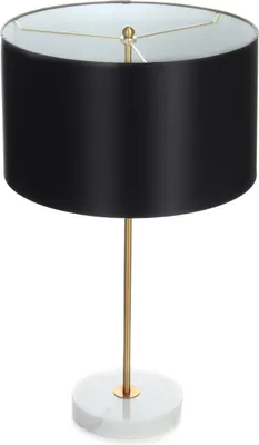 Produktbild von Tischlampe Piona 100 Schwarz / Gold / Weiß