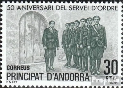 Produktbild von Briefmarken Andorra - Spanische Post 1981 Mi 140 (kompl.Ausg.) postfrisch Volksmiliz