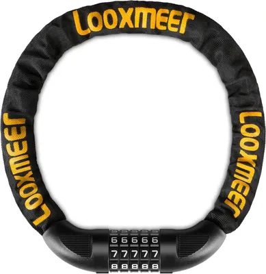 Imagen del producto de Candado de cadena de 5 dígitos - 8 mm - Acero templado