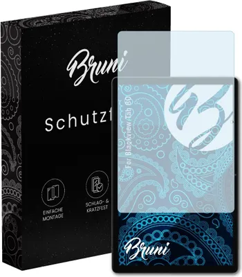 Produktbild von Bruni Basics-Clear 2x Schutzfolie kompatibel mit Blackview Tab 80 Folie