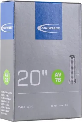 Produktbild von Schwalbe Schlauch AV7B 20\" 23/25-451 AV 40mm - Standard Fahrradschlauch für ...