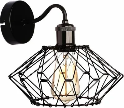 Obrázok produktu pre Nástenná lampa Cameleon, čierna, 1xE27x40W, kov, rozmery: 30x28x22 cm, IP20, Reality