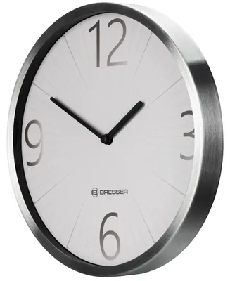 Produktbild von BRESSER MyTime Funkwanduhr 25 cm weiß